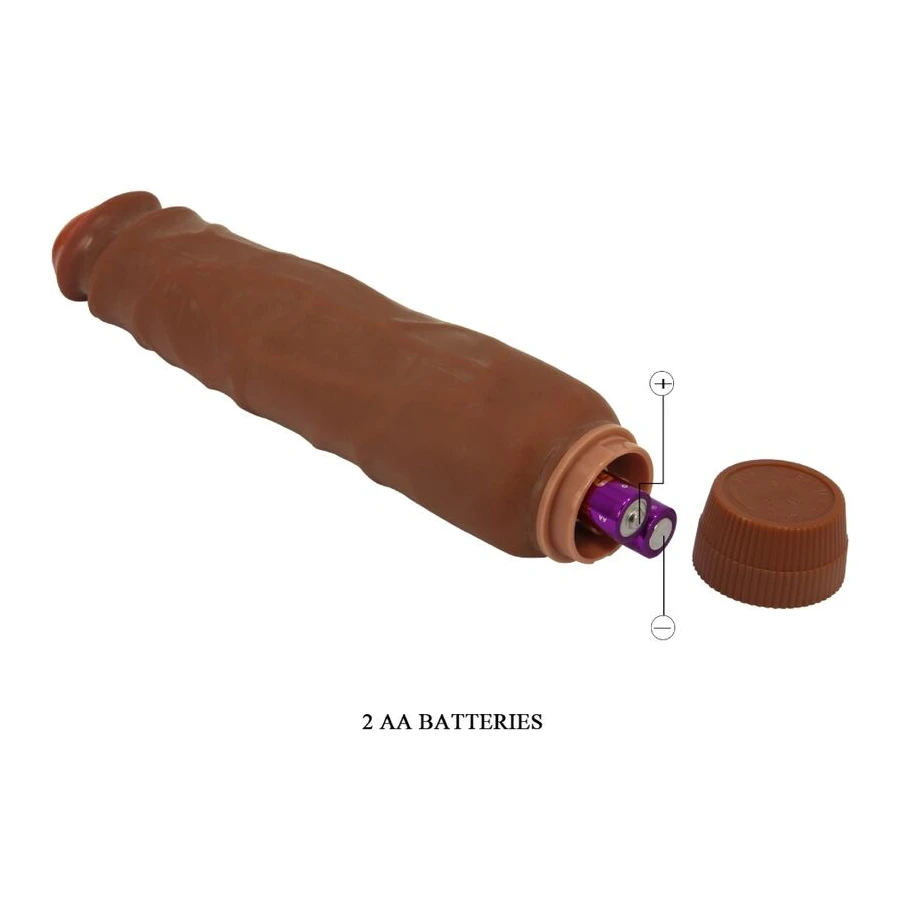 BAILE - JACK VIBRATORE REALISTICO 26 CM MULATTO